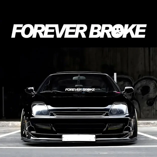 Forever Broke Sticker