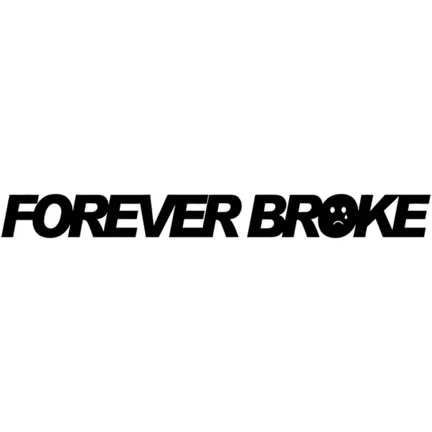 Forever Broke Sticker - Image 2