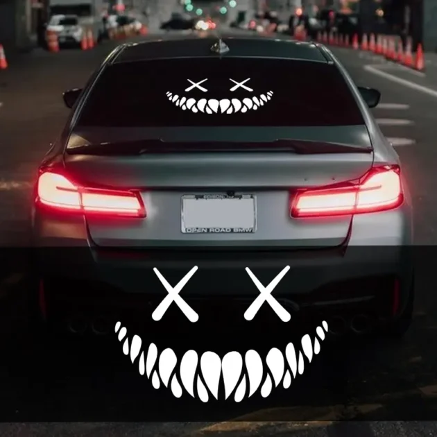 Demon Smiling Face Sticker